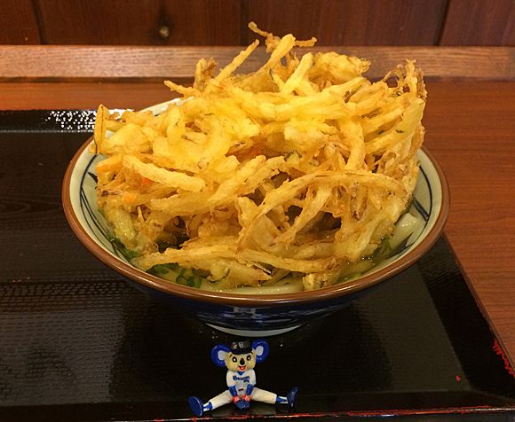 かけうどん＆野菜かき揚げ