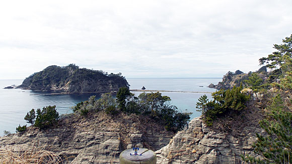 静岡県の伊豆半島・西伊豆の三四郎島へ旅行探検