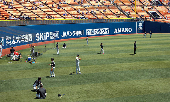 横浜スタジアムで横浜DeNAベイスターズ-中日ドラゴンズ戦を観戦！