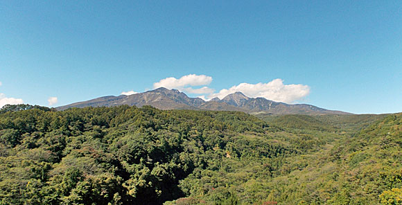 八ヶ岳高原大橋から見る八ヶ岳連峰