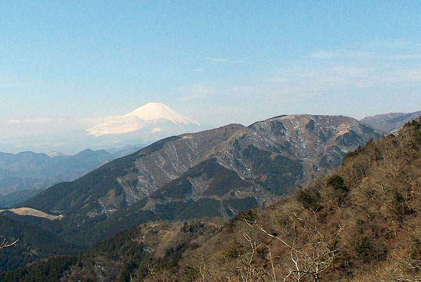 神奈川県伊勢原市・大山登山「富士見台」