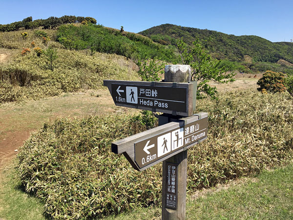 達磨山を下山後にここから戸田峠へ向かいます！