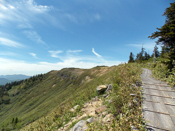 尾瀬登山・富士見峠からアヤメ平へ向かう