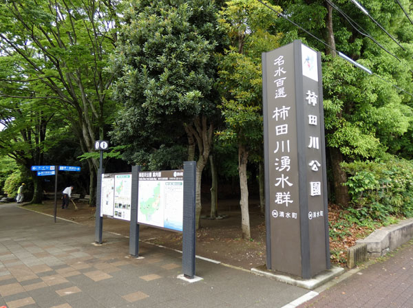 名水百選・柿田川湧水群の柿田川公園