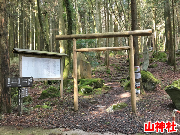 愛鷹山日帰り登山・山神社入口