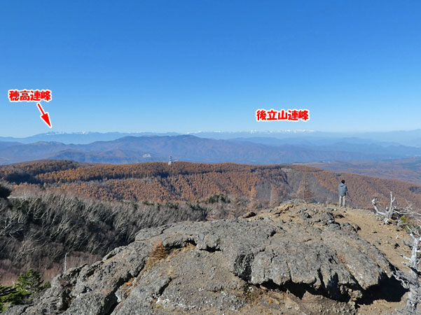 トキンの岩（兜巾の岩）にて北アルプスを眺望してきた！