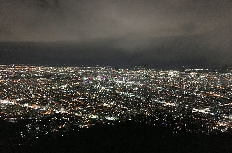 日本新三大夜景「札幌」の夜景