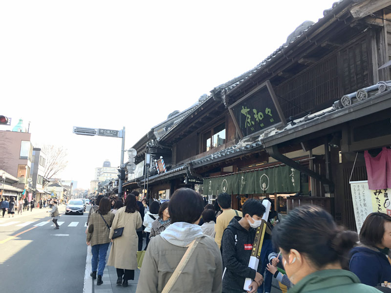 本川越駅に向かう