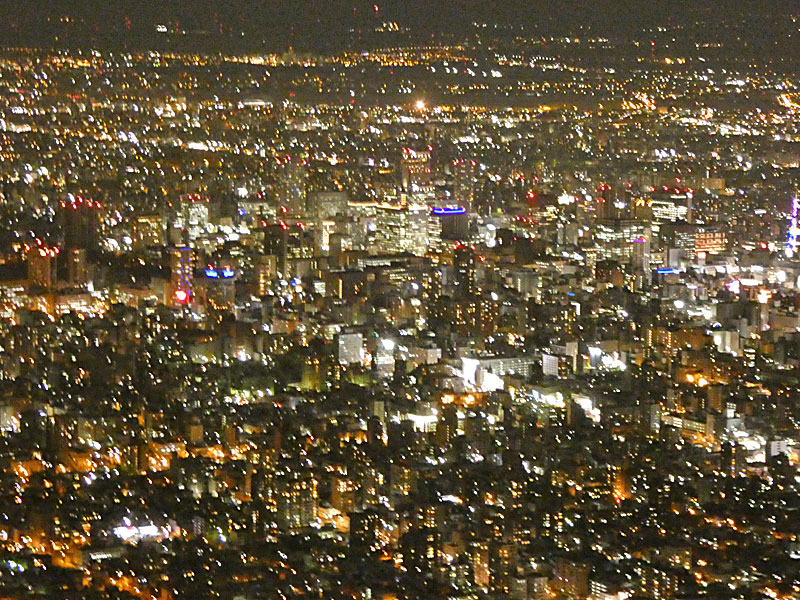 日本新三大夜景「札幌」の夜景