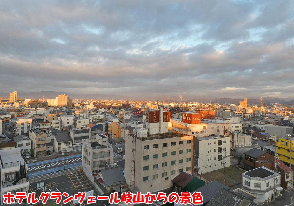 ホテルグランヴェール岐山からの景色