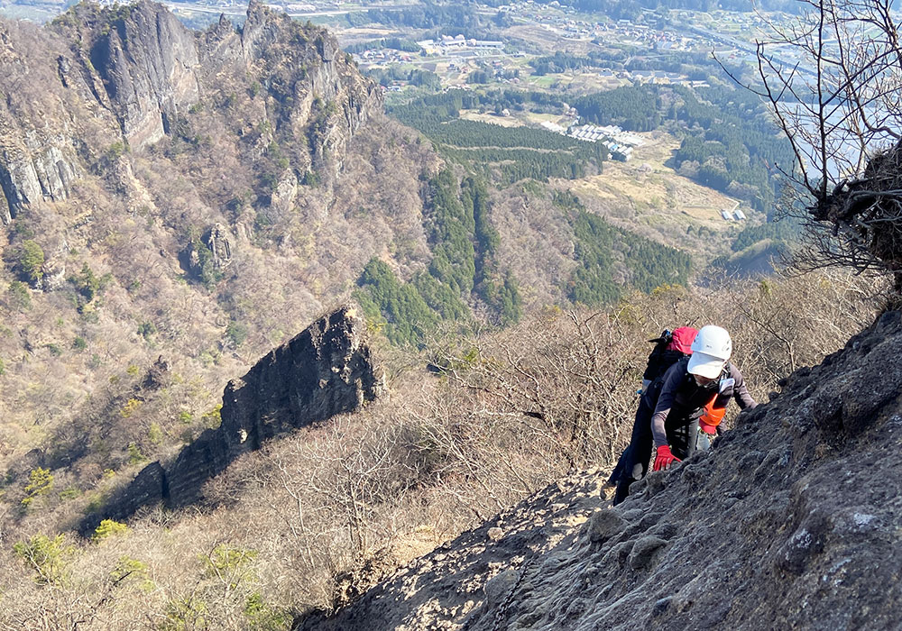 表妙義縦走・ビビリ岩