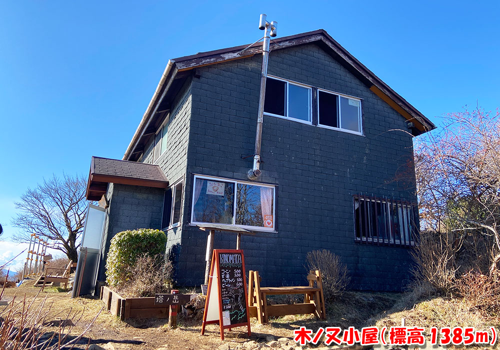 木ノ又小屋（標高1385m）