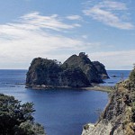 静岡県の伊豆半島・西伊豆の三四郎島へ旅行探検