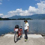 山梨県の河口湖をサイクリングで一周してきました！