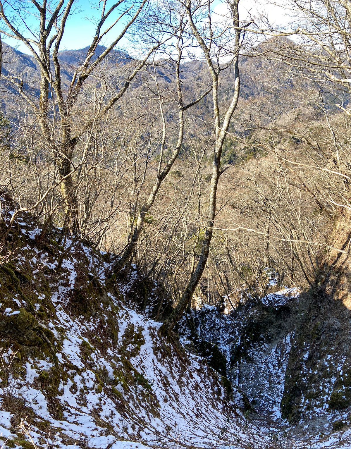 鍋割峠から雨山峠へ