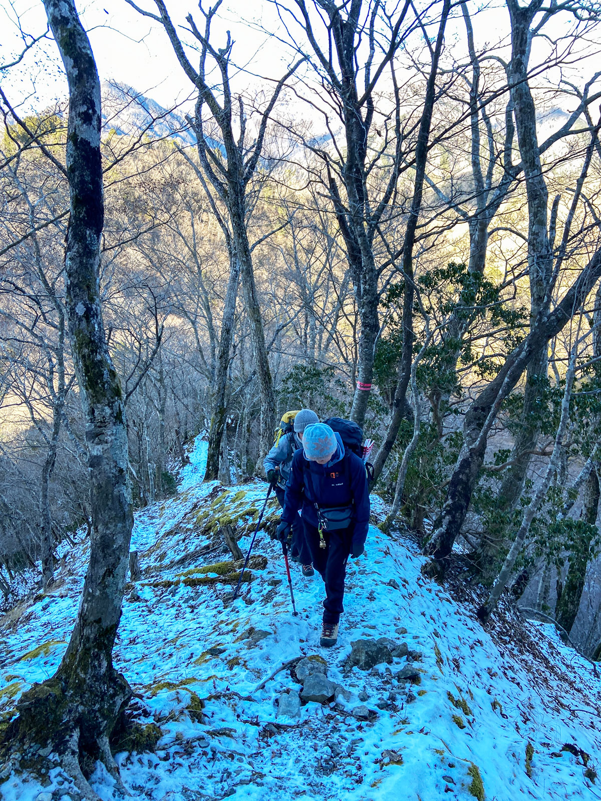 雨山峠から雨山へ